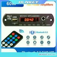 ราคา COD 60W Bluetooth 5.3 Decoder Board 12V Clock Time Display Car Audio with Microphone USB TF FM Radio MP3 Music Player Speaker (1731443669240153353)