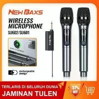 ราคา NewBaxs [Original] su601/su602 wireless microphone 2 handheld microphone 50m receiving distance UHF FM cyclic charge no disturb KTV stage band performance use cod (1731991650150942517)