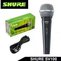 ราคา ไมโครโฟนไดนามิค SHURE ไมโครโฟน รุ่น SV100 พร้อมสายไมค์ มีรับประกัน Shure SV100 Dynamic microphone -ลักกี้บายมิวสิค (1729671631950219879)