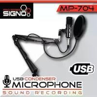 ราคา SIGNO USB Condenser Microphone Sound Recording รุ่น MP-704 (ไมค์โครโฟน) (1729610730984736936)