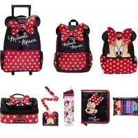 ราคา กระเป๋านักเรียน Minnie Mouse Australia, ของแท้, การออกแบบสมิกเกิ้ล, สำหรับเด็กและนักเรียน, กระเป๋าดินสอ, กล่องของขวัญ, กระเป๋าสตางค์, กระเป๋าใส่ข้าวกลางวัน, กระเป๋าเป้สะพายหลัง, ของขวัญเด็กในอุดมคติ (