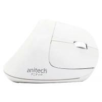 ราคา ของแท้ 100% Anitech W230 Vertical Mouse Ergonomic Mouse เมาส์เพื่อสุขภาพ เมาส์แนวตั้ง เมาส์ไร้สาย เมาส์เงียบ (1731875809031914505)