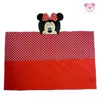 ราคา Disney ผ้าห่มคลุมไหล่มีฮู้ดมินนี่เม้าส์ Minnie Mouse ผืนใหญ่ ผ้าคลุมไหล่มีหมวก พับเก็บได้ (สินค้าลิขสิทธิ์แท้จากโรงงาน) (1731910703061108320)