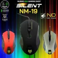 ราคา GAMING NUBWO NM-19 MOUSE SILENT 6D NM019 เมาส์ สาย USB ไร้เสียงคลิ๊ก เงียบ 19 019 (1731979446094038285)