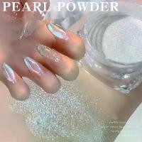 ราคา COD ผงขัดขาวมุก ผงมุกเมอเมด ผงขัดเล็บ nail miller powder (1732075216051341115)