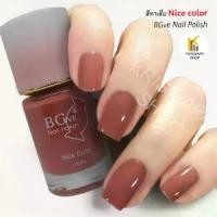 ราคา [COD] สีทาเล็บ BGve nail polish Nice color สีสวยนุม่ สไตล์นูดชมพู ยาทาเล็บแฟชั่น พาสเทล (1731506885173216731)