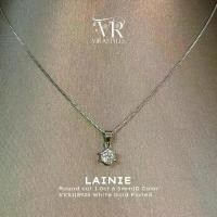 ราคา VRS.สร้อยคอพร้อมจี้เพชรเม็ดเดี่ยวโมอีสน้ำหนัก1.0ct“Lainie“Necklace Collection (1729616465872522048)