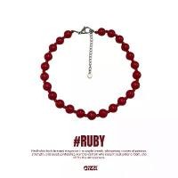 ราคา EMAU- Ruby the Elegant Red Necklace สร้อยหินปะการังแดง ขายดีประจำเดือนนี้ (1732158232938186605)
