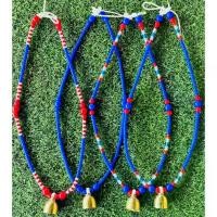 ราคา สายคอวัว สร้อยคอวัว สร้อยคอลูกปัดเล็ก กระดิ่งเงิน-กระดิ่งทอง สร้อยคอ necklace (1732223364277635715)