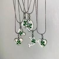 ราคา 【​โปรโมชั่นสุดร้อน!】 [ พร้อมส่ง ] สร้อยคอจี้ใบโคลเวอร์4แฉก V.1 / clover necklace (1731816176248718409)