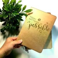 ราคา พร้อมส่ง. สมุดโน๊ตA5 (หน้าปกลาย 1A-3C) กระดาษคราฟท์เย็บขอบ พิมพ์ลายกราฟฟิก Inspiration (Kraft Paper with Graphic Print Notebook A5 size) เนื้อในกระดาษถนอมสายตา (1732180597941961784)