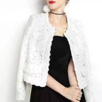 ราคา Plus Size S-4XL Women Short Lace Blazer Jacket Spring Summer Autumn Fashion Casual Elegant Slim Long Sleeve Round Neck Office Work Suit Coat Outwear Black White (1731889372254668736)