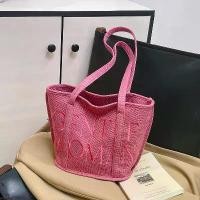 ราคา กระเป๋าโท้ทตัวอักษรแฟชั่น ความจุมาก สำหรับผู้หญิง แฟชั่น goyard tote office bag tiktok shop mall th กระเป๋ากัน รอยขีด ข่วน กระเป๋า ผ้า ทอ ช๊อปมันส์ วันเงินเดือนออก lv (1732135321972737969)
