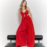 ราคา The SRT Super Wide Leg Pants (TPN223) กางเกงขายาวขอบเอวสูง ขาบาน จีบรอบตัว ผ้าคอตตอน มีกระเป๋าข้าง ซิปหลัง มีทั้งหมด 6 สี สีน้ำตาล/สีมิ้นท์/สีฟ้า/สีชมพู/สีแดง/สีดำ (1730752352690014375)