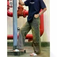 ราคา กางเกงยีนส์ขากระบอกสีสนิมเอวสูง สำหับผู้หญิง กางเกงยีนส์สีสนิม กางเกงยีนส์วินเทจ ฟอกสนิม ทรงกระบอก กางเกงผู้หญิง Women's Pants (1731197652056639056)