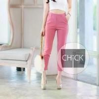 ราคา กางเกง 5 ส่วน S-4XL ไม่ต้องรีด ผ้าโรเชฟ ซิปข้างขอบเรียบ น้ำตาล เทา ขาว กางเกงทำงาน คําแนะนําการขายที่ร้อนแรงในเดือนนี้ women clothing ผู้หญิง เสื้อผ้า เหลือง ชมพู พาสเทล pants ลูกไม้ เดฟ Slim (1731596