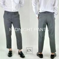 ราคา MIDNIGHT PANTS กางเกงสแล็คผู้ชายขาเต่อ ผ้ายืด มีลายในตัว คลังสินค้า (1731985920201688490)