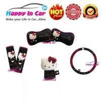 ราคา HIC ชุดเซ็ต 4 ชิ้น Kitty Party หุ้มพวงมาลัย หุ้มเบลท์ หุ้มเกียร์ รองคอ (1729648903314573632)