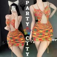 ราคา PARTY CITY ชุดเดรส เดรสไหมพรม เดรสผ้าถัก ️ สายเดี่ยว เปิดหลัง พร้อมจัดส่ง PC-403 ขายร้อน (1732105787226031340)