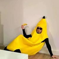ราคา พร้อมส่ง ชุดกล้วย ชุดแฟนซีตลก ชุดกล้วยง่ายๆไม่ร้อน ชุดคอสเพลย์ banana suit fancy suit party suit ชุดตลกๆ 18035 สินค้าแนะนำ (1732136787686688461)
