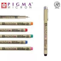 ราคา พร้อมส่ง. SAKURA (ซากุระ) ปากกาพิกม่า SAKURA หมึกดำ และ หมึกสี (SAKURA Pigma Pen) (ปากกาตัดเส้น) (1731361914542392736)