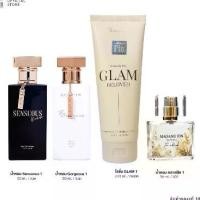 ราคา RICHYME โปร 4 ชิ้น น้ำหอมมาดามฟิน sensuous/gorgeous 50 ml 2 ขวด + น้ำหอมมินิ คลาสสิค 10 ml 1 ขวด + โลชั่นน้ำหอม Glam 1 หลอด MADAME FIN Perfume (ส่งด่วน-แท้100%) (1731059297140639994)