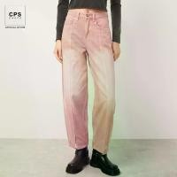 ราคา CPS CHAPS กางเกงยีนส์ทรงบาเรลสีชมพู ผู้หญิง PINK WASHED BARREL LEG JEANS รุ่น C25WFJA195 (AW25#A1) (1731874188201395502)