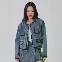 ราคา LEE เสื้อแจ็คเก็ตผู้หญิง คอลเลคชั่น Lee Pink รุ่น LE S225WJKTN13 สียีนส์กลาง (1731534032302278149)