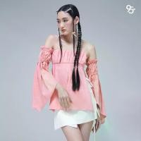 ราคา 95lady • Takumi+arm (pink) เสื้อเกาะอกผูกคอคล้องไหล่ พร้อมแขน (1729992129143540617)
