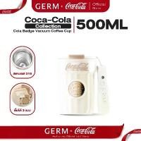 ราคา GERM x COCA COLA แก้วน้ำเก็บอุณหภูมิ Tumbler ความจุ 500 ml coffee thermos 2in1 สเตนเลส 316L-Pink (1731283947925964535)