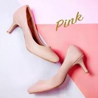 ราคา Yolanda Heels : Pink คลังสินค้า รองเท้าหัวโต ผู้หญิง hello polo (1731721042568119907)