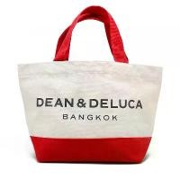 ราคา DEAN&DELUCA BANGKOK TWO TONE TOTE BAG S - RED & NATURAL (1730875331559655763)