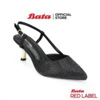 ราคา Bata บาจา Red Label รองเท้าส้นสูงรัดส้น หัวแหลม ดีไซน์หรู สำหรับผู้หญิง สีดำ 6506668 สีแดง 6505668 (1731542904762305178)