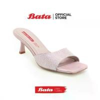 ราคา Bata บาจา ยี่ห้อ Red Label รองเท้าส้นสูง รองเท้ามีส้น รองเท้าเสริมส้น สูง 2.5 นิ้ว รองเท้าส้นสูงแบบสวม รองเท้าส้นสูงไม่หุ้มส้น รุ่น Zobia สีม่วง 6605333 (1729581207378823834)