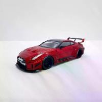 ราคา Prism Model 1/64 Nissan Skyrim R35 Model GTR LBWK red โลหะผสมเกรดสูง รถโมเดล (1731339209744090774)