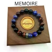 ราคา กำไลข้อมือหินแท้ LAPIS RED TIGER EYE ONYX สร้อยข้อมือสายมูเตลู COD (1731950039016769438)