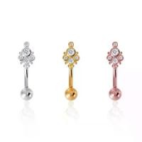 ราคา Piercingroom by Jay จิวสะดือสำหรับผิวแพ้ง่าย Cluster CZ Belly Ring จิวสะดือ กระจุกเพชร เงินแท้ (ราคาต่อชิ้น) (1731238516489095090)