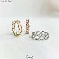 ราคา แหวนรุ่นทหารม้า Infinity round 14k ring. (แหวนงานชุบ สแตนเลส สวยทน โดนแอลกอฮอลล์ได้ ไม่ลอก) (1731969471572051024)