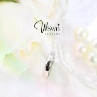 ราคา Modern Ring แหวนเกลี้ยง ตัวเรือนทองคำขาว9K (1732182565244275628)