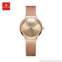 ราคา Caojianmobilephoneaccessories3 （Hot sale） Julius นาฬิกาข้อมือผู้หญิง JA426L หน้าปัดกลมกระจกนู้น ดีไซน์เรียบ แมทช์ง่ายได้ทุกลุค (1731262388374570623)