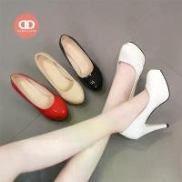 ราคา Defect Sale!! ️ มีตำหนิ 0373/2615 รองเท้าส้นสูง เสริมหน้า หัวมน รองเท้าคัชชูส้นเข็ม ส้นสูง 4 นิ้ว จัดส่งเฉพาะจุด (1732201507096658956)