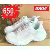 ราคา BAOJI รองเท้าผ้าใบ บาโอจิ ลิขสิทธิ์แท้ SALE สีขาวล้วน พื้นหนา เสริมส้น 4 ซม. ผู้หญิง ใส่ลำลอง ใส่ออกกำลังกาย ใส่เที่ยว จัดส่งจากกทม (1732110419815139152)