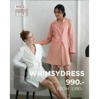 ราคา ( SALE )The Loop Bangkok เดรส รุ่น Whimsy dress เดรสสูทคอปก (1732286828796087258)