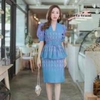 ราคา Sale 30% V012 ชุดเซ็ทผ้าทอลายไทย (1729590199434119950)