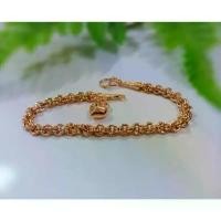 ราคา #สร้อยข้อมือเศษนากลายห่วงคู่ （Hot sale） (1731939979974772442)