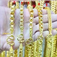 ราคา สร้อยคอทองชุปเศษทองน้ำหนัก10บาท งานเหมือนแท้สีทองสุขเหมือนจริง งานคุณภาพไม่ลอกไม่ดำเกรดพรีเมี่ยมสวยเหมือนแท้ （Hot sale） (1731483870295000883)