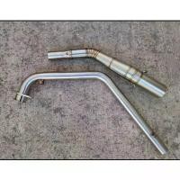 ราคา Sale!!! คอท่อสแตนเลส CBR 150R สำหรับปี 2019 เป็นต้นไป สำหรับคอท่อ 2 นิ้ว (1731739888293807248)