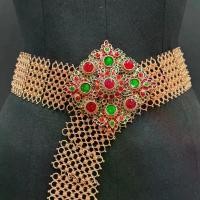 ราคา เข็มขัดไทยสีนาก สไตล์โบราณ สำหรับสวมใส่ชุดไทย นางรำ ประดับชุดผ้าไหม (Hot sale) (1731962068954809701)