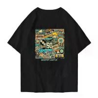 ราคา เสื้อยืด Wenz Vintage Distro, เสื้อยืดลายยูนิฟอร์ม, เสื้อยืด Distro คลาสสิก ยุค 70-90 – เสื้อสไตล์ Old School, กลิ่นอายย้อนยุคแบบย้อนยุค (1732131893470135934)