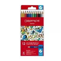 ราคา สีไม้ระบายน้ำ Caran D’Ache School Line 12 สี (1730480065803684419)